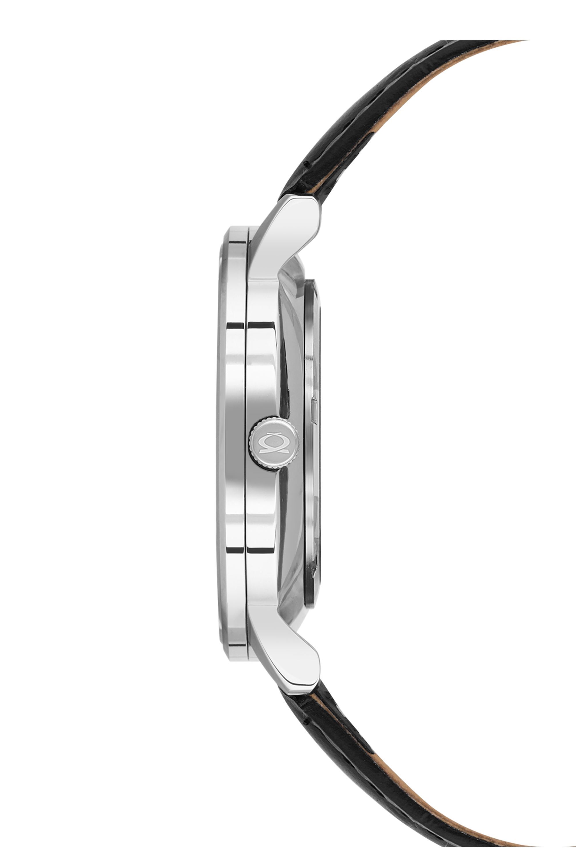 SİYAH HAKİKİ DERİ ERKEK KOL SAATİ