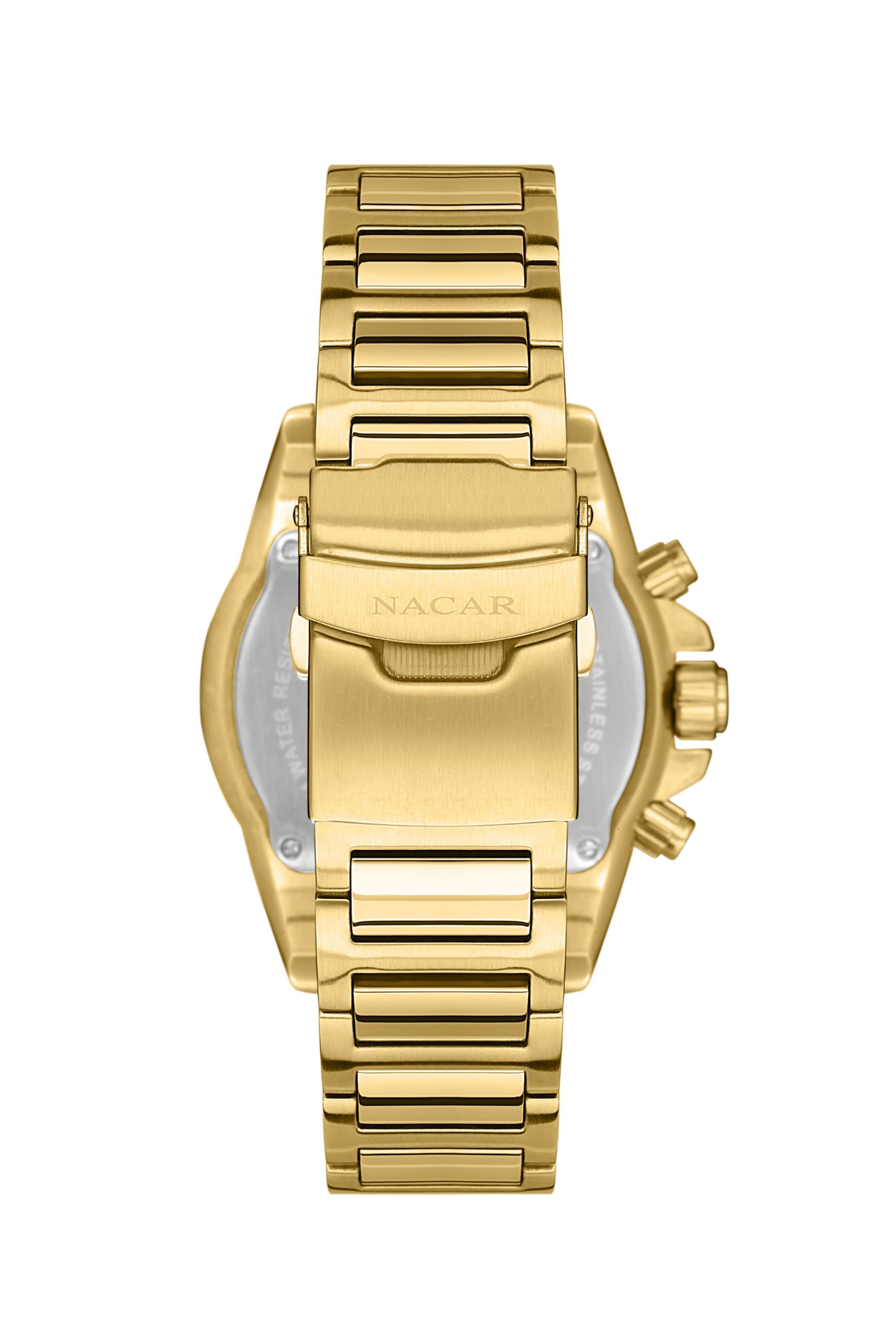 SARI METAL BAND ERKEK KOL SAATİ