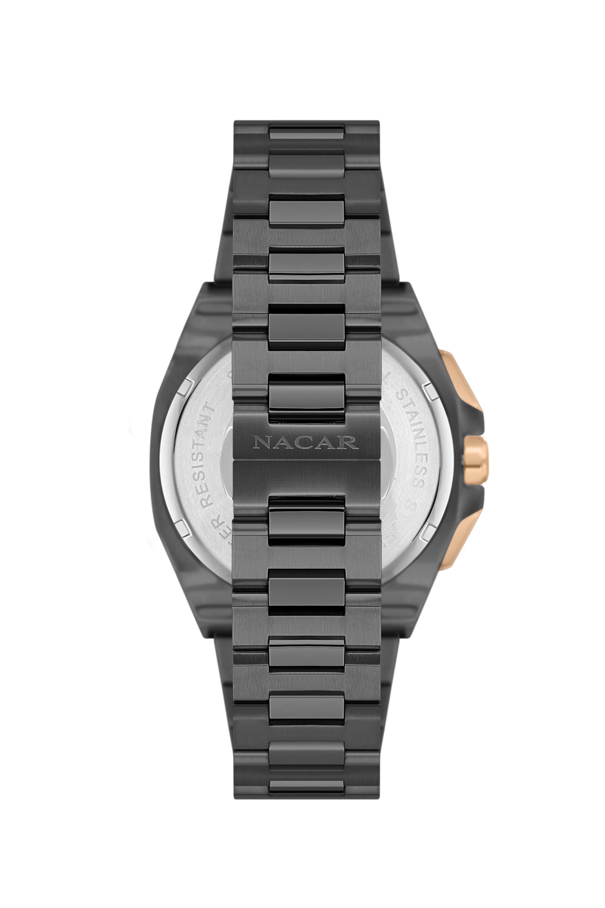 GRİ METAL BAND ERKEK KOL SAATİ