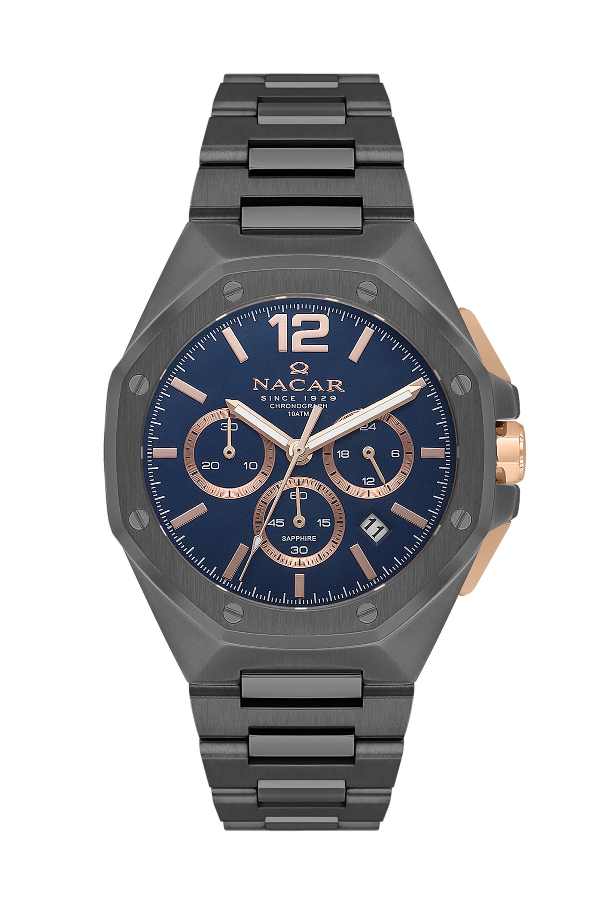 GRİ METAL BAND ERKEK KOL SAATİ