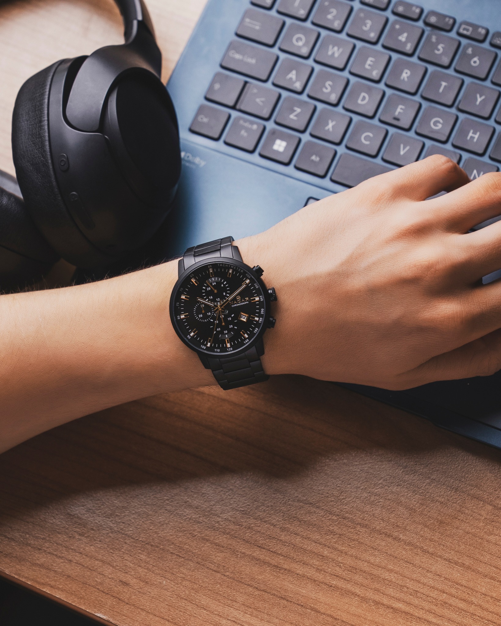 SİYAH METAL BAND ERKEK KOL SAATİ - Instagram