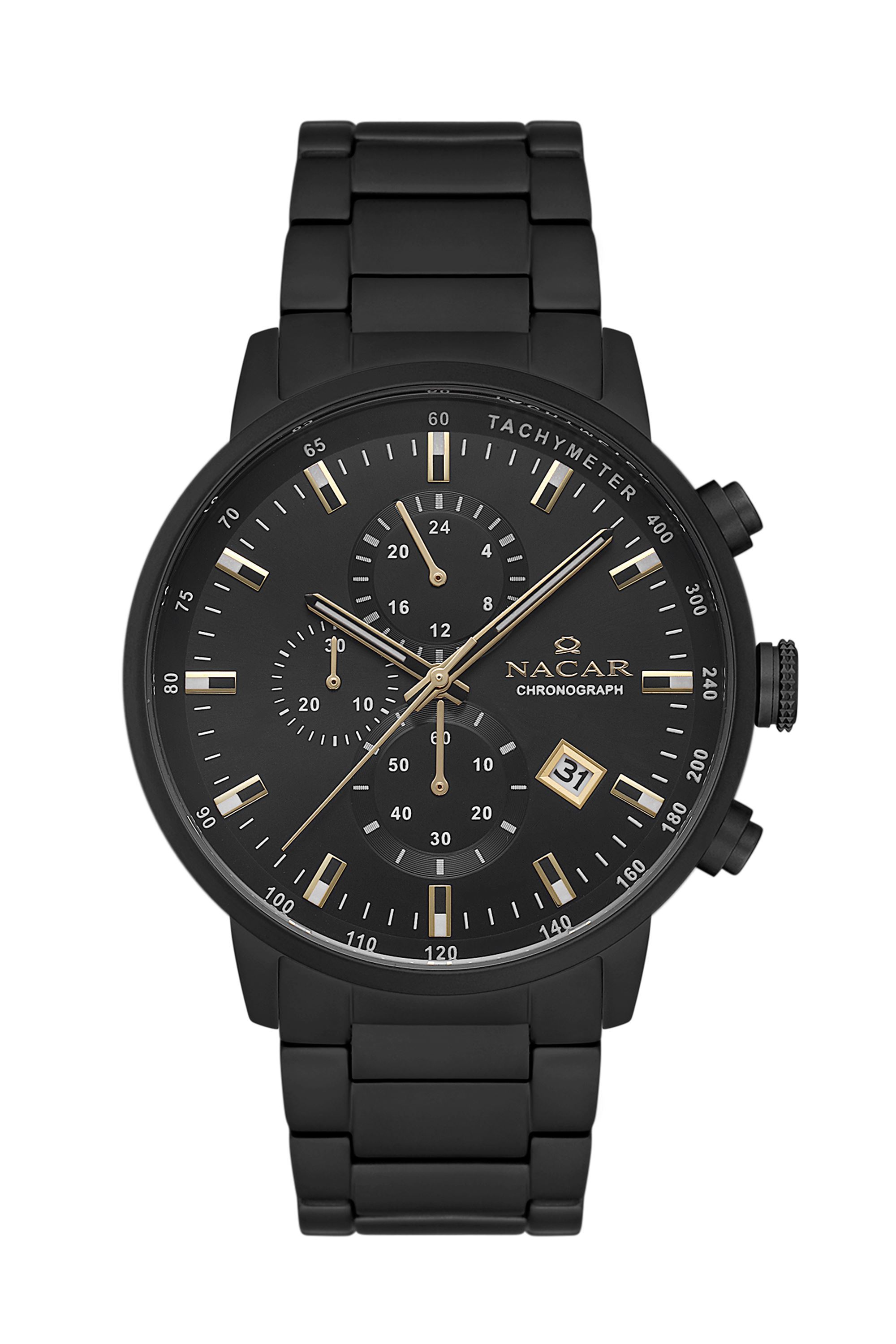 SİYAH METAL BAND ERKEK KOL SAATİ