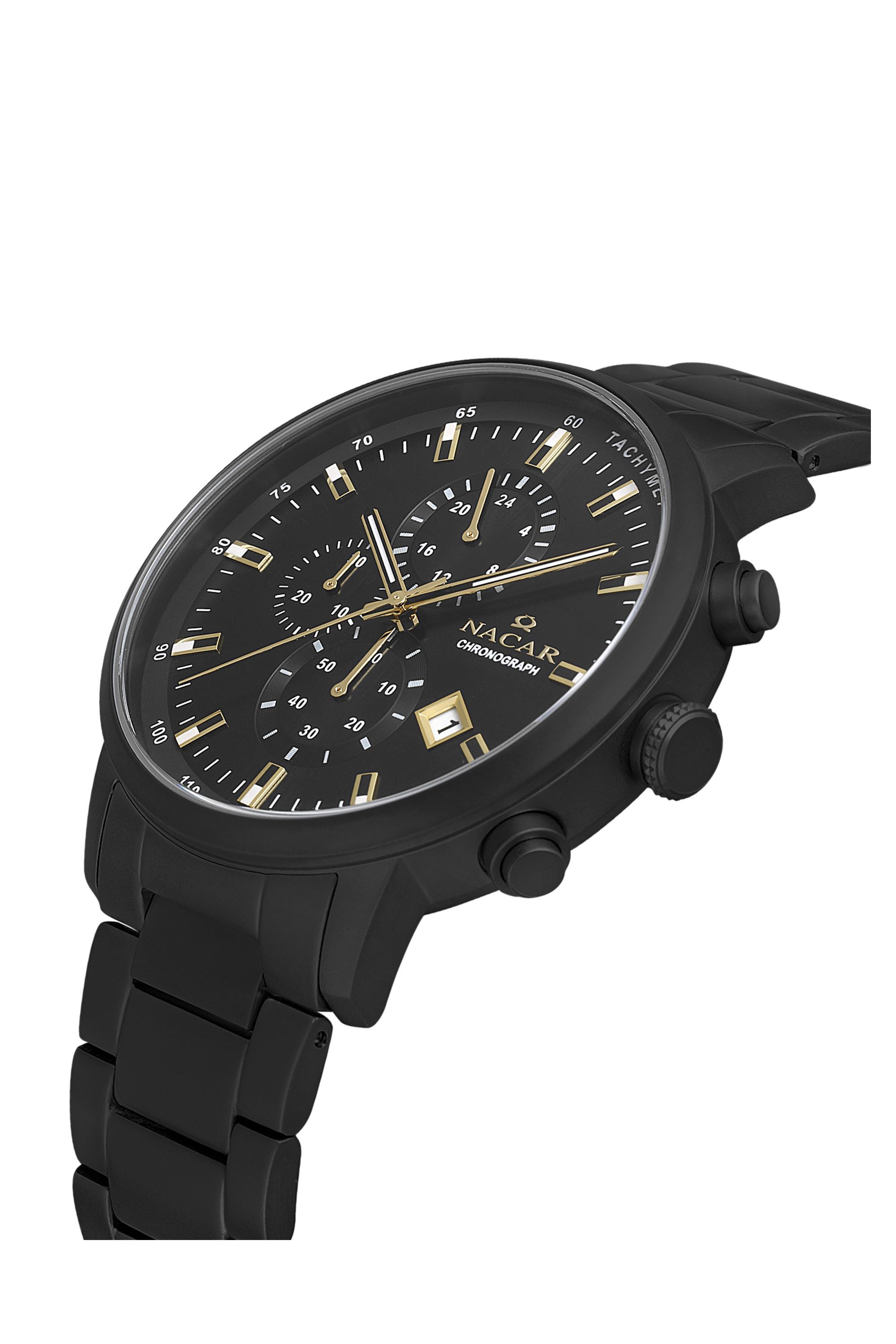 SİYAH METAL BAND ERKEK KOL SAATİ