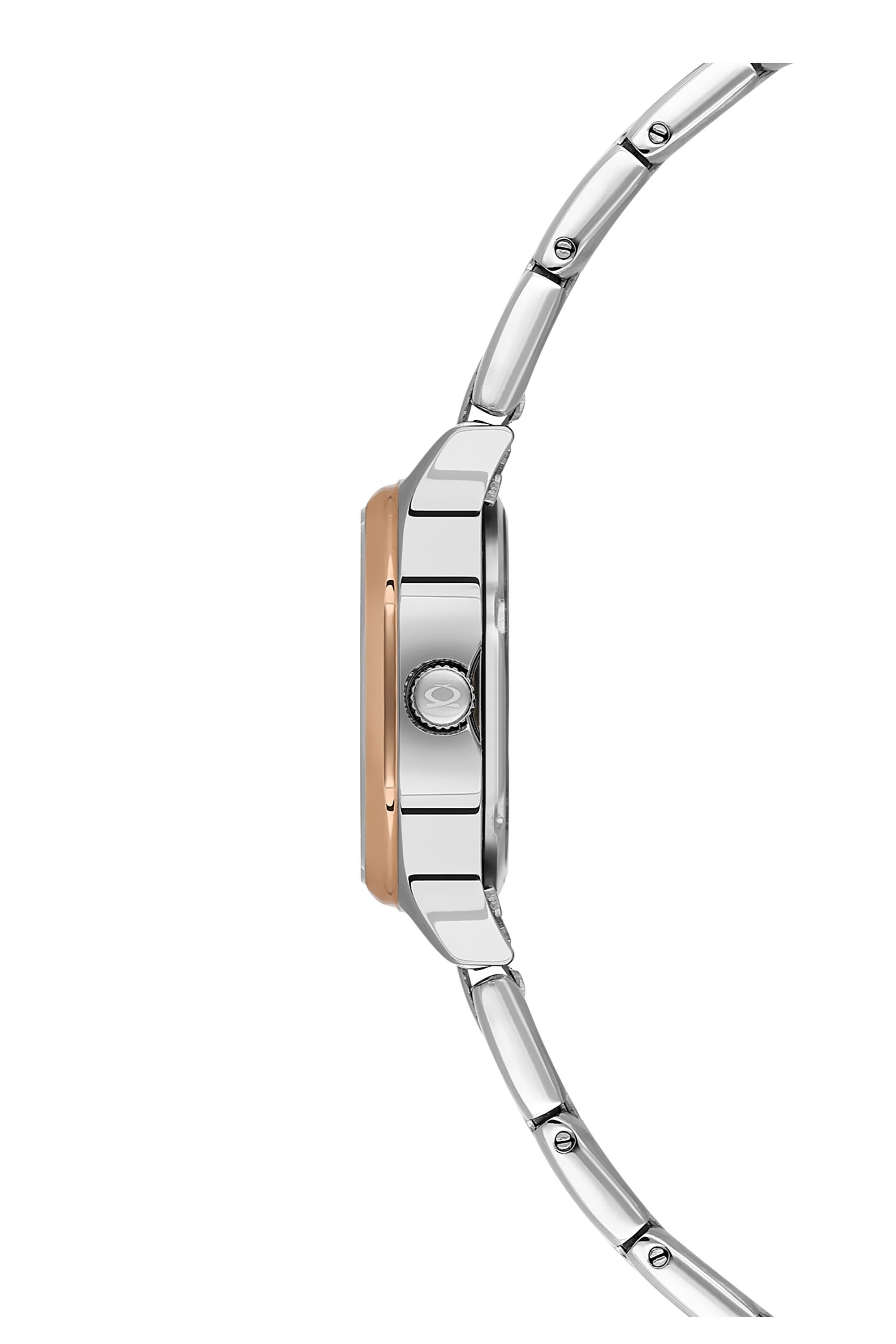 ÇELİK - PEMBE METAL BAND KADIN KOL SAATİ