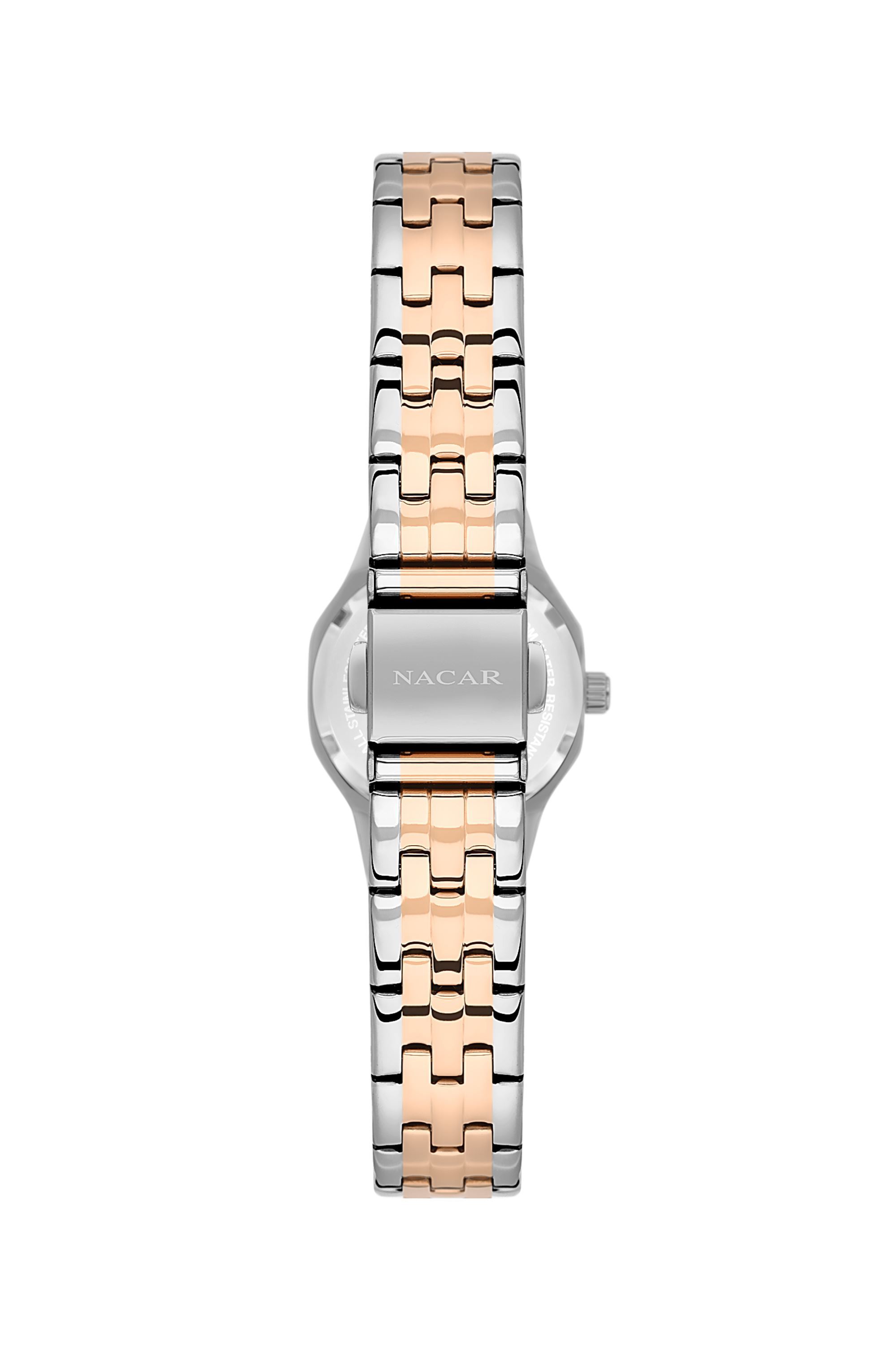 ÇELİK - PEMBE METAL BAND KADIN KOL SAATİ