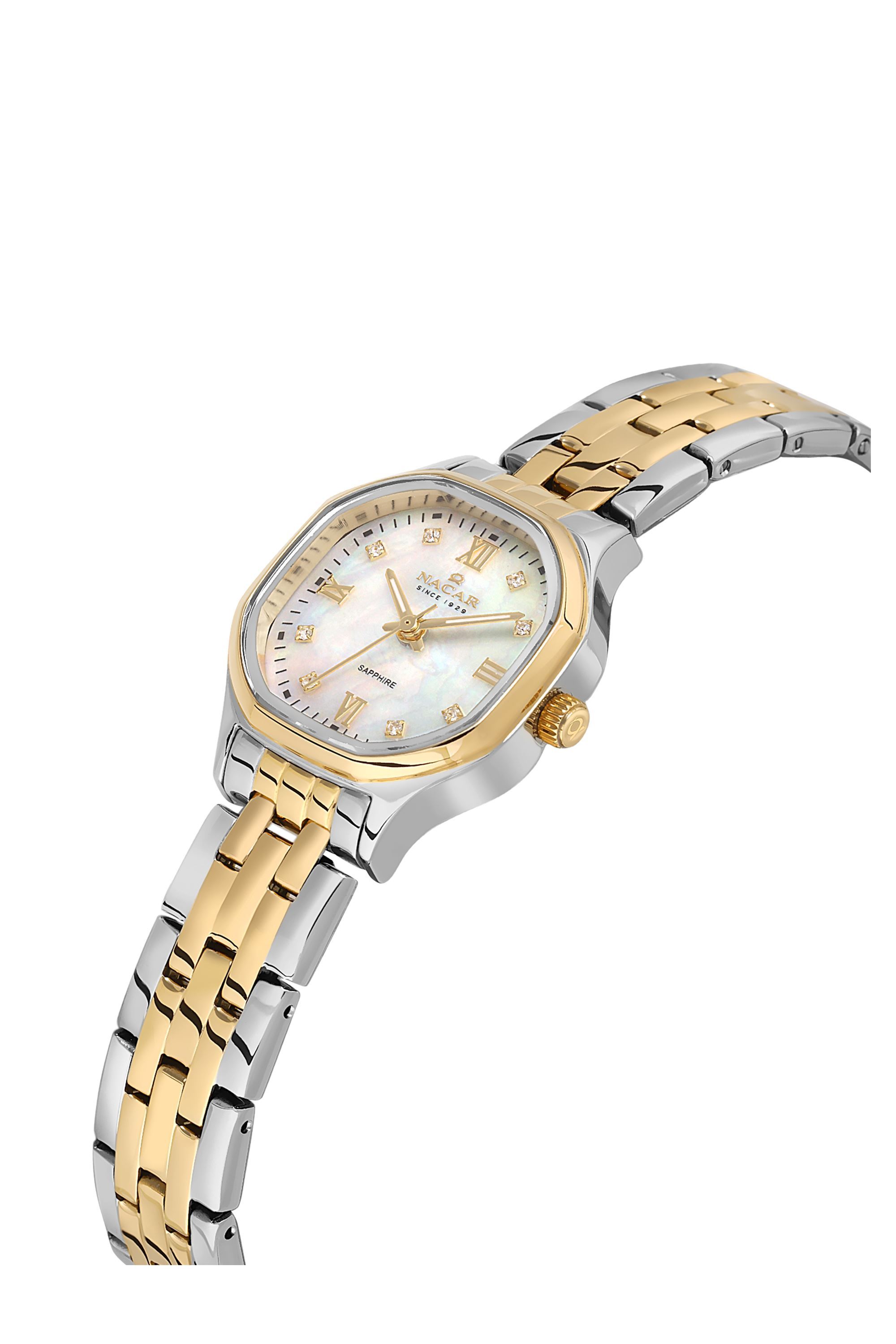 ÇELİK - SARI METAL BAND KADIN KOL SAATİ