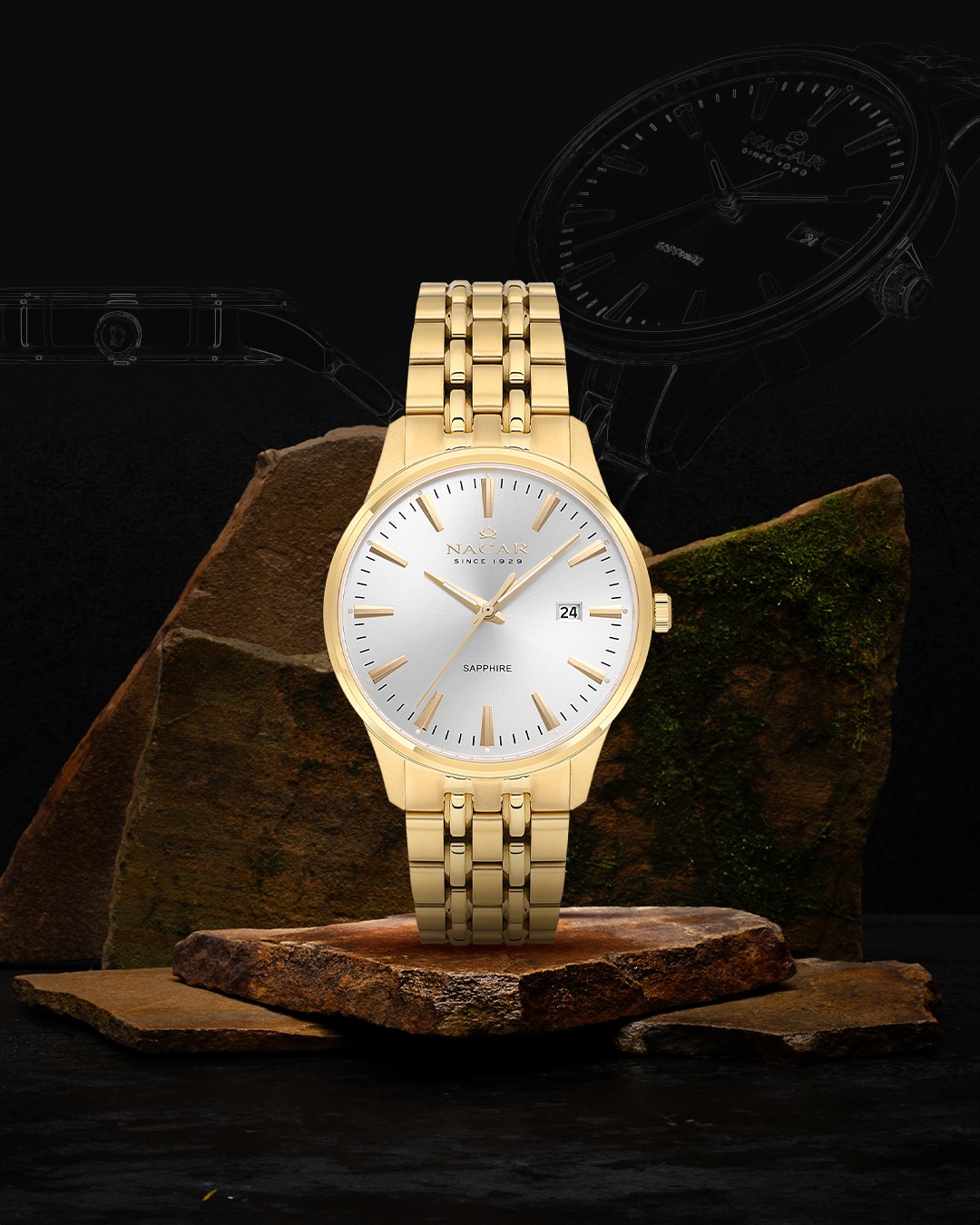 SARI METAL BAND ERKEK KOL SAATİ - Instagram