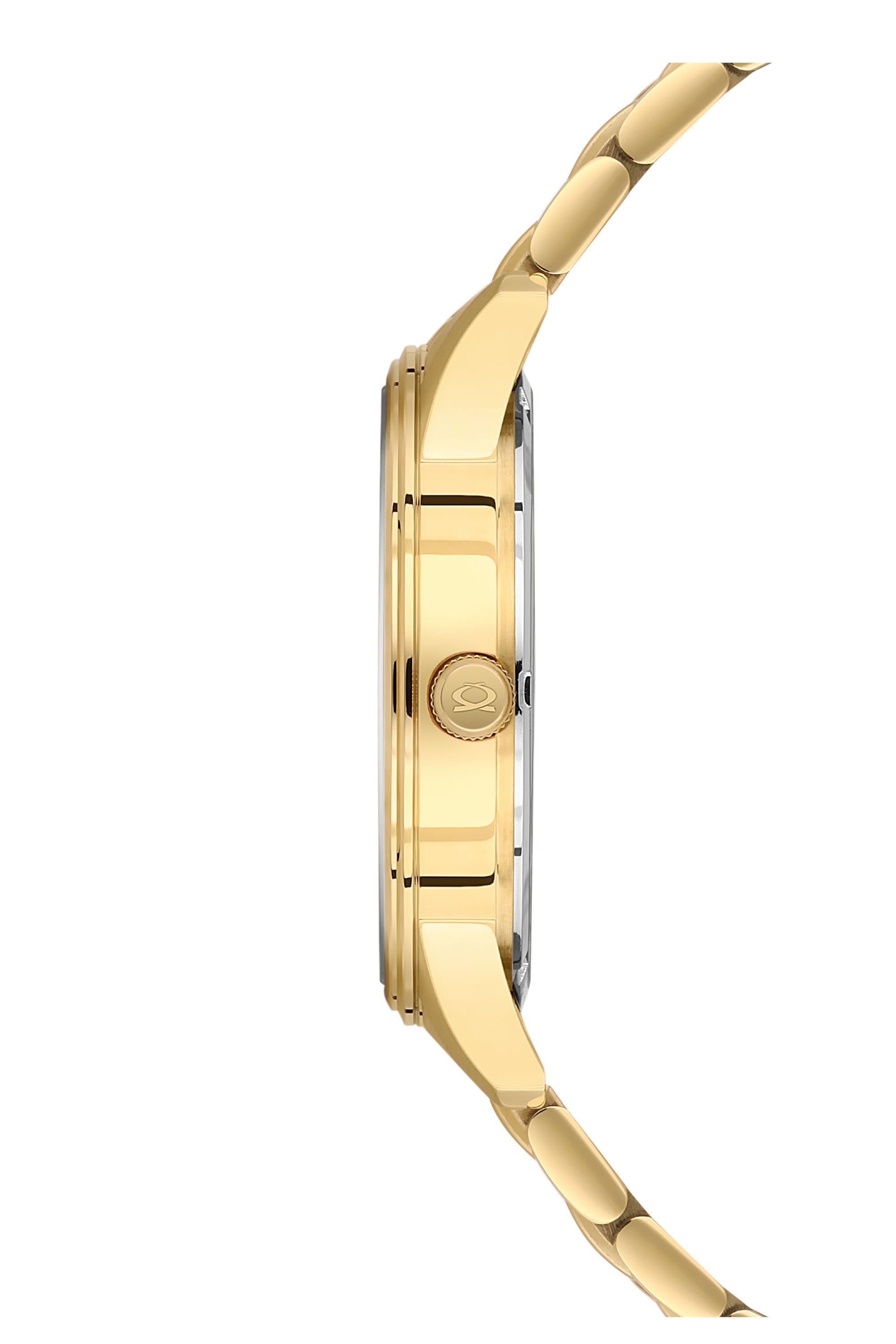 SARI METAL BAND ERKEK KOL SAATİ