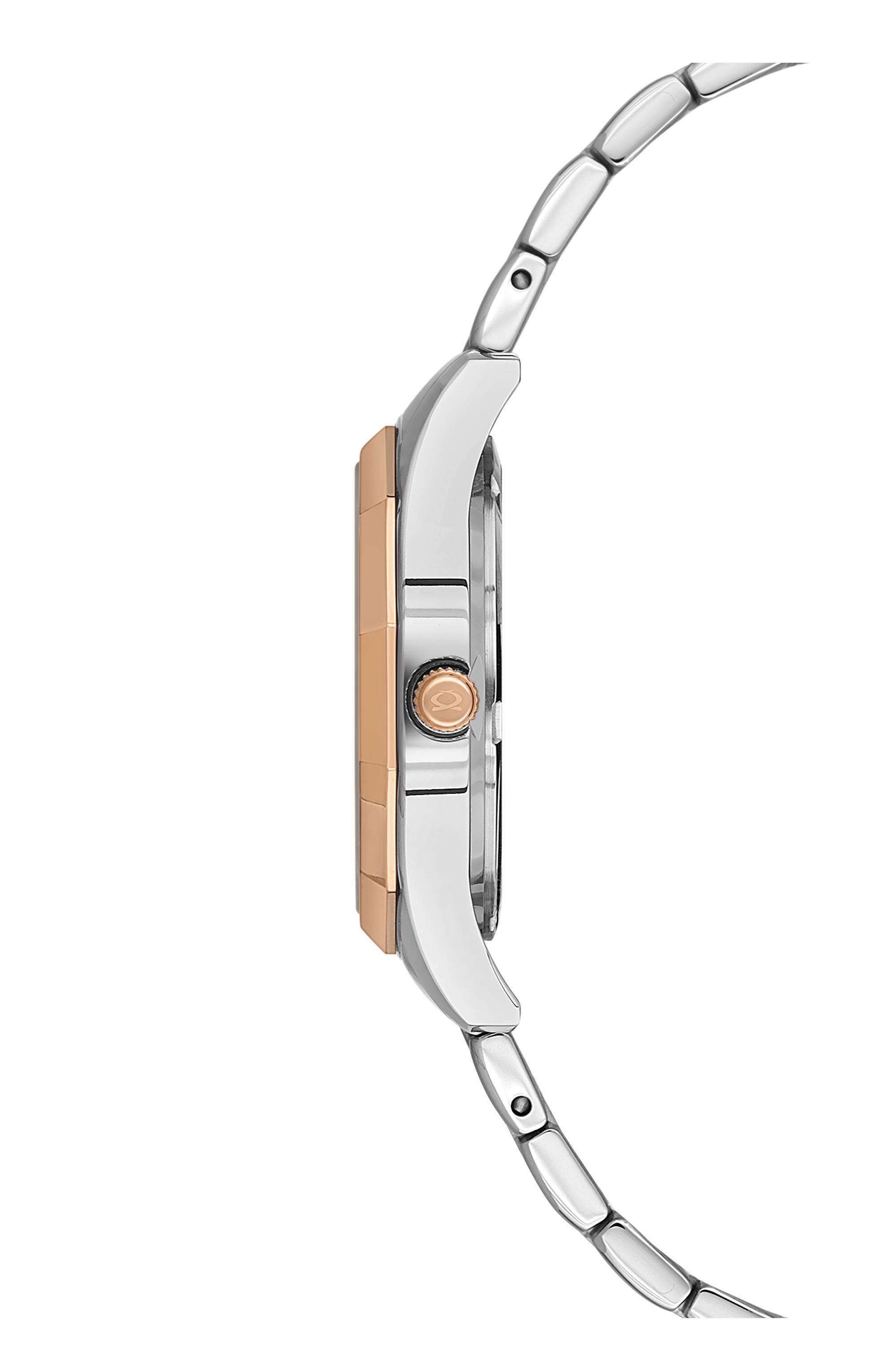 ÇELİK - PEMBE METAL BAND KADIN KOL SAATİ