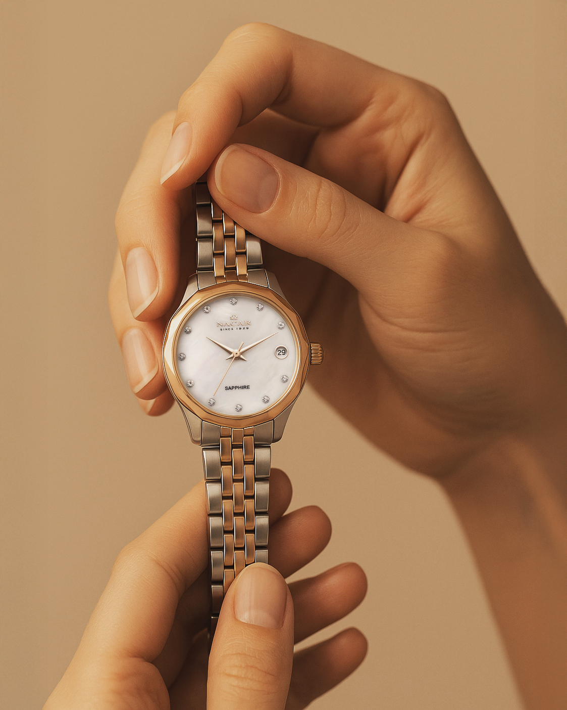 ÇELİK - PEMBE METAL BAND KADIN KOL SAATİ - Instagram