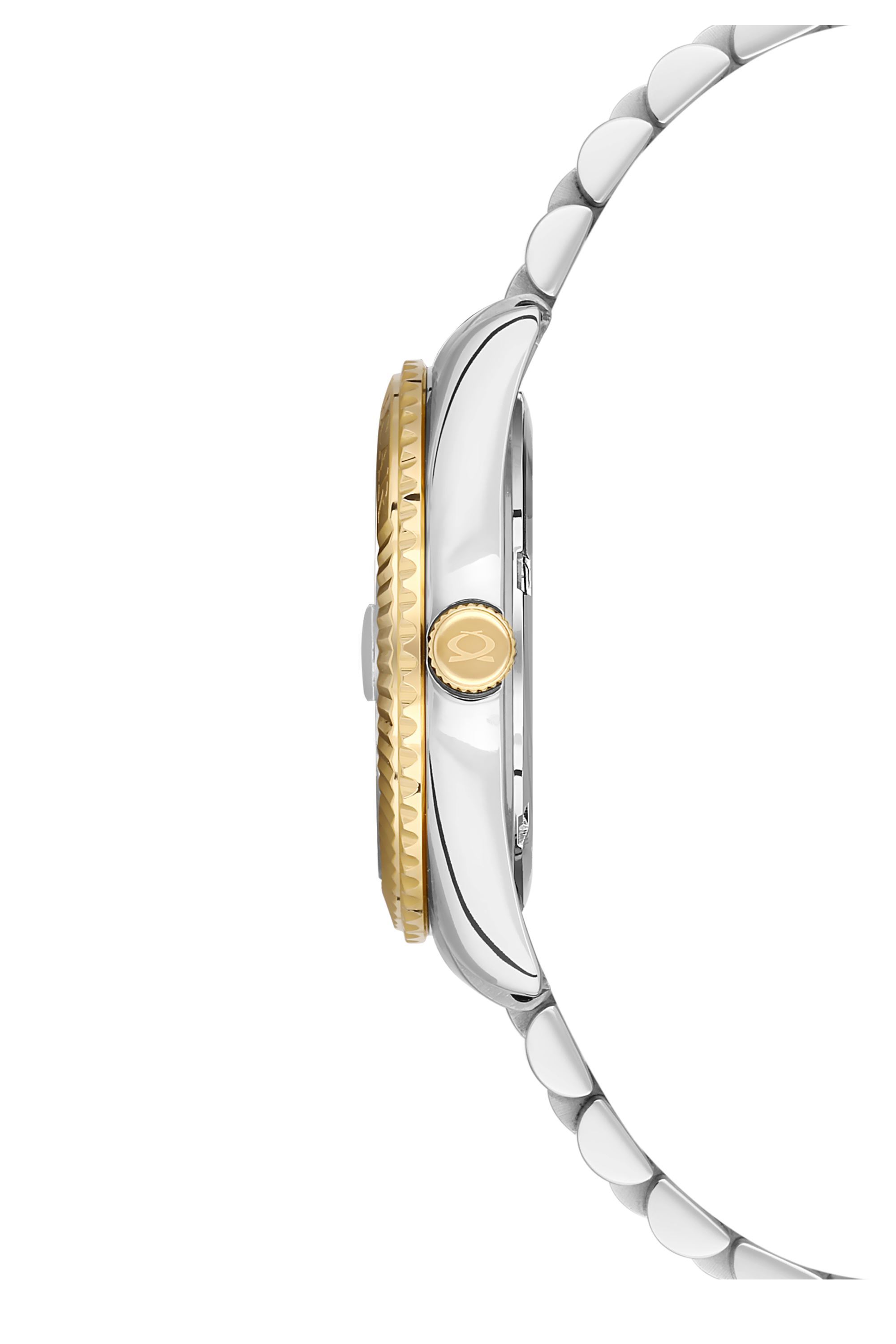 ÇELİK - SARI METAL BAND KADIN KOL SAATİ