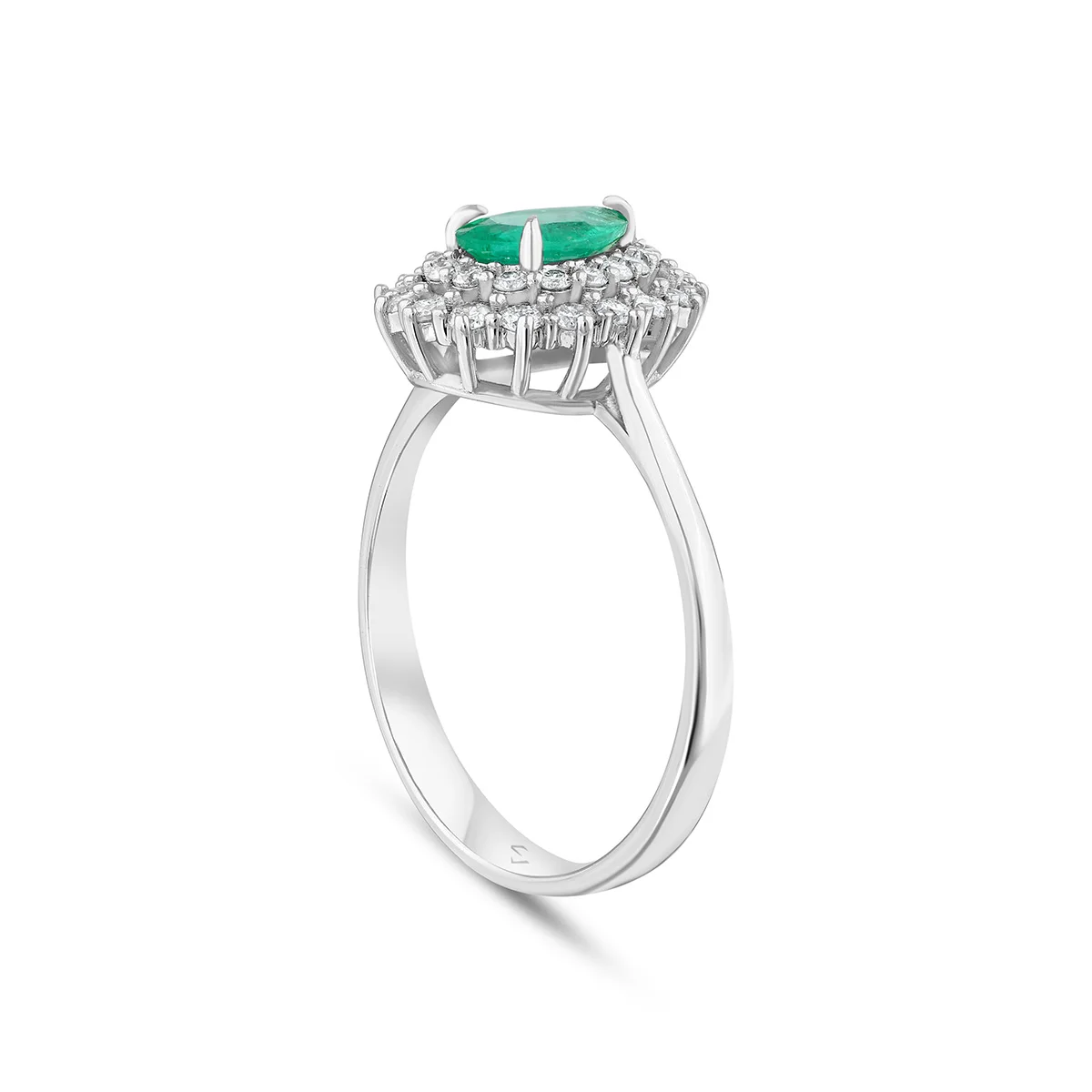 0,78 Karat Pırlantalı Renkli Taşlı Yüzük