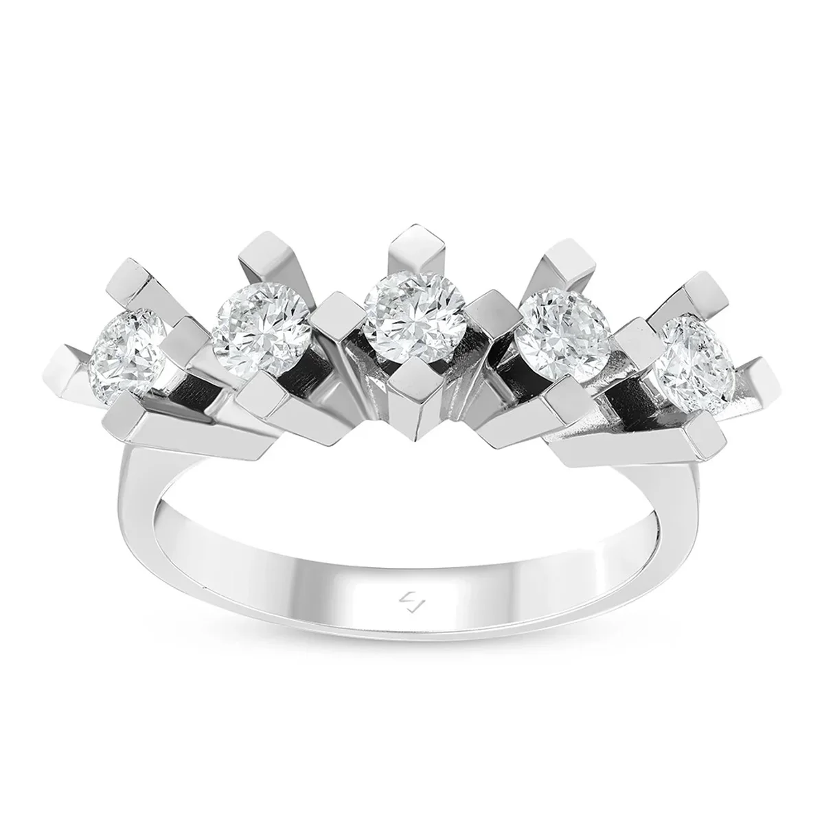 0,70 Karat Pırlanta Beştaş Yüzük