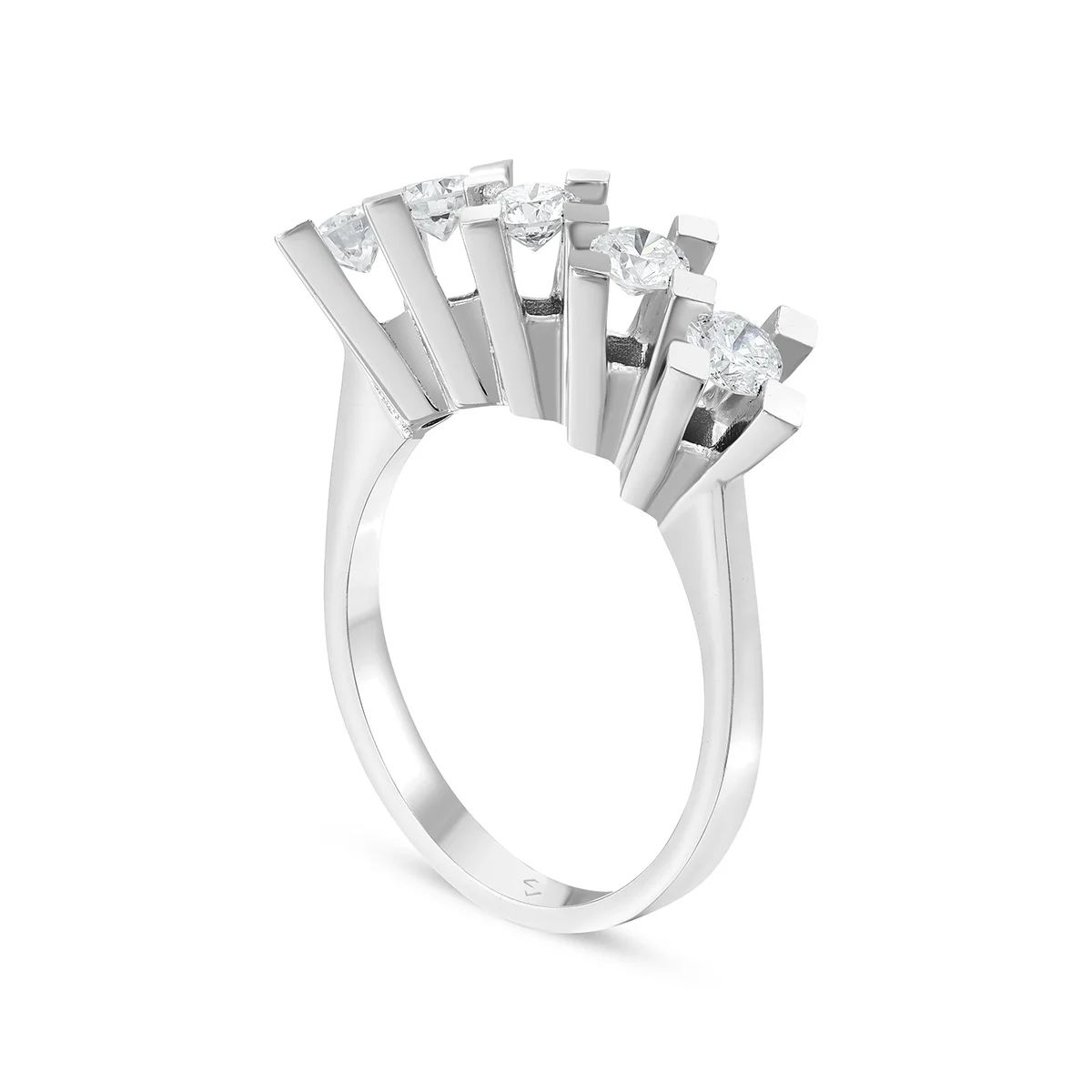 0,70 Karat Pırlanta Beştaş Yüzük