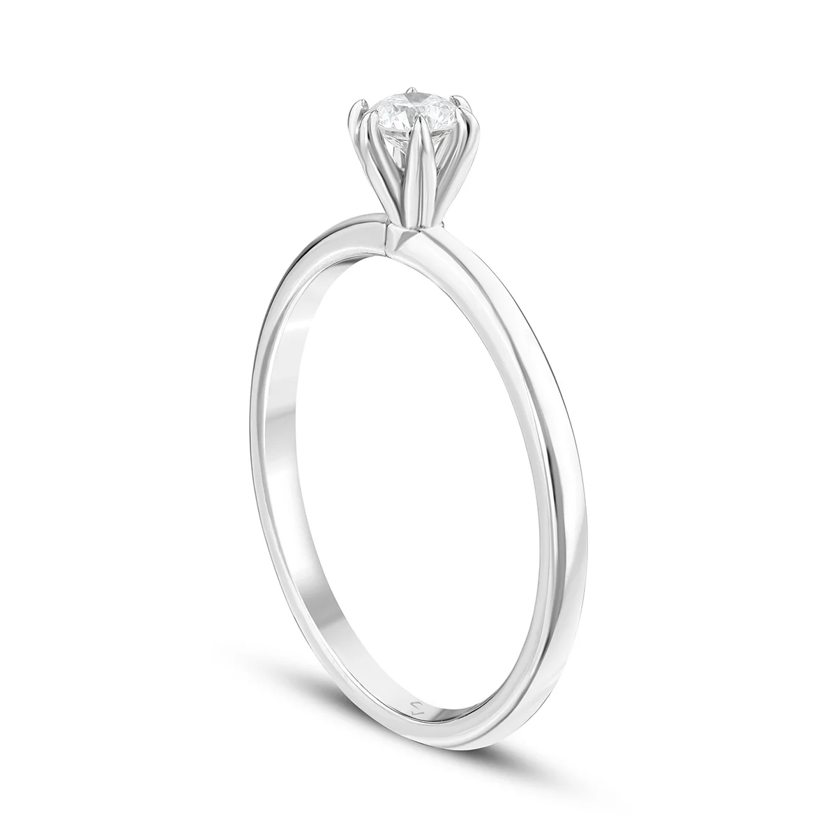 0,25 Karat Pırlanta Tektaş Yüzük